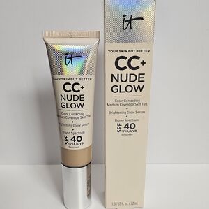 IT Cosmetics CC+ Nude Glow Lightweight Foundation SPF 40 light New in box